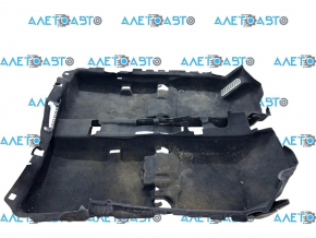 Honda Accord 23 floor covering - black, chrome footrest pad, ready to clean