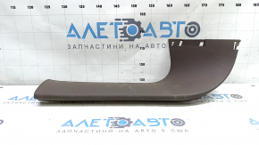 Left tailgate trim for a 1918 Lincoln MKX, brown, scratches, broken fasteners
