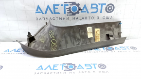Left tailgate trim for a 1918 Lincoln MKX, brown, scratches, broken fasteners
