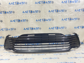 Lower grille front bumper Toyota Camry v70 21-24 LE\XLE usa dark gray gloss, without parking sensors, without camera, without fog lights