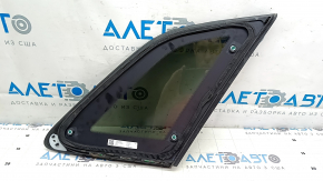 Rear left window, blind glass, Audi E-Tron 19-23, tinted, chrome, Quattro