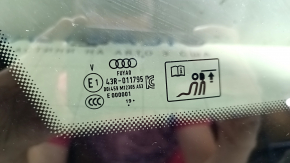 Rear left window, blind glass, Audi E-Tron 19-23, tinted, chrome, Quattro