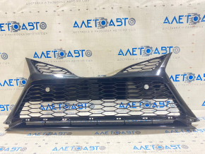Lower grille of front bumper Toyota Camry v70 21-24 SE\XSE gloss, for parking sensors