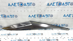 Right rear fender trim for Hyundai Tucson 22-25, matte chrome, cracks in fasteners, scratches