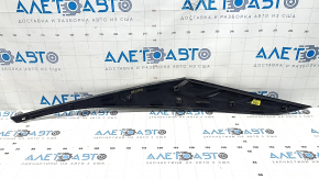 Right rear fender trim for Hyundai Tucson 22-25, matte chrome, cracks in fasteners, scratches