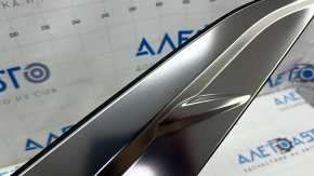 Right rear fender trim for Hyundai Tucson 22-25, matte chrome, cracks in fasteners, scratches