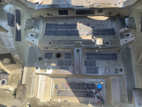 Metal trunk floor for Audi E-Tron 19-23, black LY9T, on the body