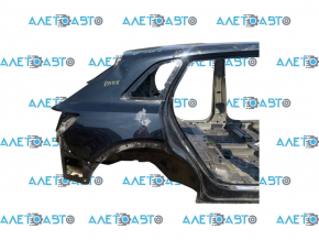 Quarter wing rear right Audi E-Tron 19-23 Quattro, black LY9T, on the body, dent
