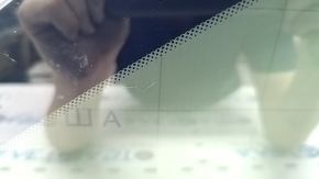 Rear right window, blind glass, Hyundai Tucson 22-25, tinted, scratched