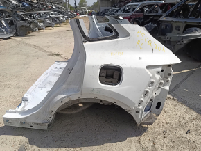 Quarter wing rear left Ford Escape MK4 20-24 on the body, white, dented sunset, bumps