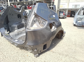 Nissan Rogue 14-20 rear right quarter wing, BSM, on body, graphite