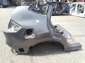 Nissan Rogue 14-20 rear right quarter wing, BSM, on body, graphite