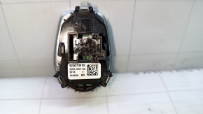 The start/stop button on a BMW 3 F30 12-18 has the start/stop text erased.
