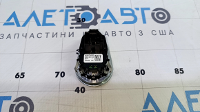 The start/stop button on a BMW 3 F30 12-18 has the start/stop text erased.
