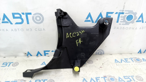 Honda Accord 2023-2024 black lower right front pillar trim, scratches