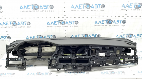 Kia Niro 20-22 front dashboard with airbag, dark gray, dents, rusty squib