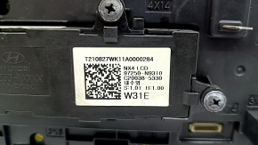 Hyundai Tucson 22-24 display with monitor and climate control, 1.6T, melted
