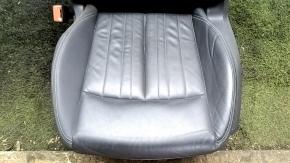 Audi E-Tron 19-23 driver's seat with airbag, electric, heated, dark gray leather, with headrest, cracked leather on the side