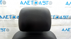 Audi E-Tron 19-23 driver's seat with airbag, electric, heated, dark gray leather, with headrest, cracked leather on the side