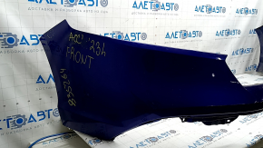 Honda Accord 23-24 front bumper without parking sensors, blue, scratched