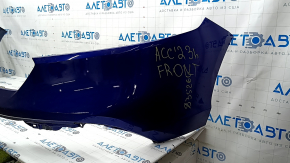 Honda Accord 23-24 front bumper without parking sensors, blue, scratched