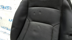 Honda Accord 23-24 passenger seat cushion upholstery, black, perforated, heated, dented leather