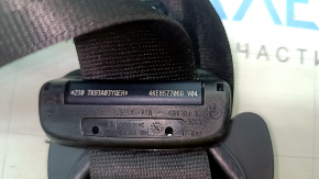 Audi E-Tron 19-23 passenger seat belt, black, dented plastic