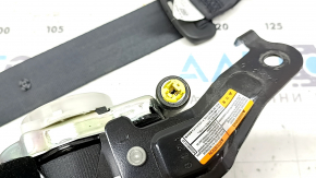 Rear left seat belt for Honda Accord 23-24, black, with a squib, fired