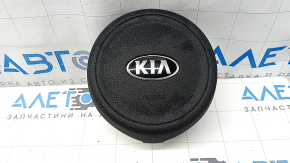 Kia Niro 17-21 black steering wheel airbag, corrosion on the emblem