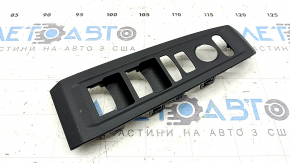 Honda Accord 23-24 black front left window control trim, worn