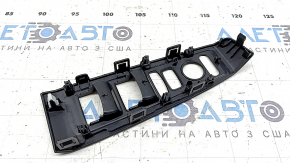 Honda Accord 23-24 black front left window control trim, worn