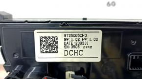 Climate control Kia Niro 20-22 HEV, PHEV