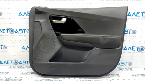 Front right door panel for Kia Niro 17-22, gray, glossy black insert, leather armrest, scratches, needs cleaning