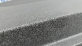 Front right door panel for Kia Niro 17-22, gray, glossy black insert, leather armrest, scratches, needs cleaning