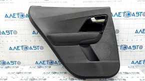 Door trim panel rear left Kia Niro 17-22 HEV, PHEV gray, black glossy insert, leather armrest, scratches
