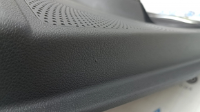 Door trim panel rear left Kia Niro 17-22 HEV, PHEV gray, black glossy insert, leather armrest, scratches