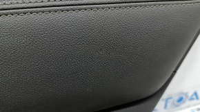 Door trim panel rear right Kia Niro 17-22 HEV, PHEV gray, black glossy insert, leather armrest, scratches