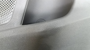 Door trim panel rear right Kia Niro 17-22 HEV, PHEV gray, black glossy insert, leather armrest, scratches