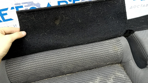 Rear seat cushion, 2nd row, Kia Niro 17-22 HEV, PHEV, combined, gray, cloth, for cleaning