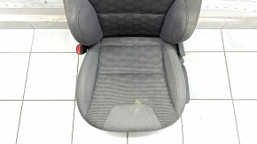 Driver's seat for Kia Niro 17-22 HEV, PHEV without airbag, cloth, combined gray, mechanical, scratches, dry-cleanable