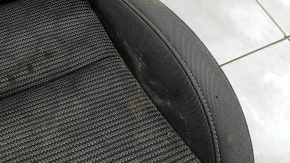 Kia Niro 17-22 HEV passenger seat, PHEV without airbag, cloth, combined gray, mechanical, dents, scratches, dry cleanable