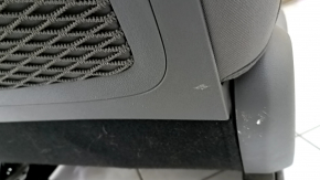 Kia Niro 17-22 HEV passenger seat, PHEV without airbag, cloth, combined gray, mechanical, dents, scratches, dry cleanable