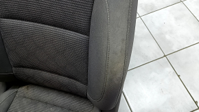 Kia Niro 17-22 HEV passenger seat, PHEV without airbag, cloth, combined gray, mechanical, dents, scratches, dry cleanable