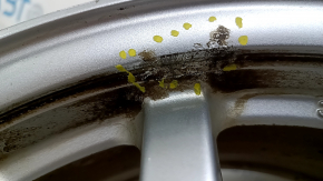 Wheel rim R16 X 6.5J ET39 Toyota Prius V 12-17 curb, corrosion