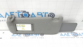 Left visor Toyota Camry v50 12-14 usa gray, without hook, without backlight, for dry cleaning