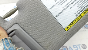 Left visor Toyota Camry v50 12-14 usa gray, without hook, without backlight, for dry cleaning