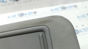 Left visor Toyota Camry v50 12-14 usa gray, without hook, without backlight, for dry cleaning
