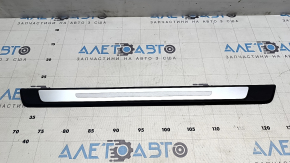 Audi E-Tron 21-23 black and chrome outer door sill trim, dented, front left