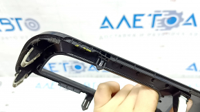 Right front panel trim for Kia Niro 20-22, under the deflector, gloss black, broken mount, scratches