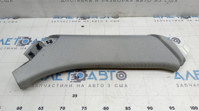 Upper left rear pillar trim panel in front of the window, Audi E-Tron 19-23, gray, Quattro, dry-cleanable, scratched